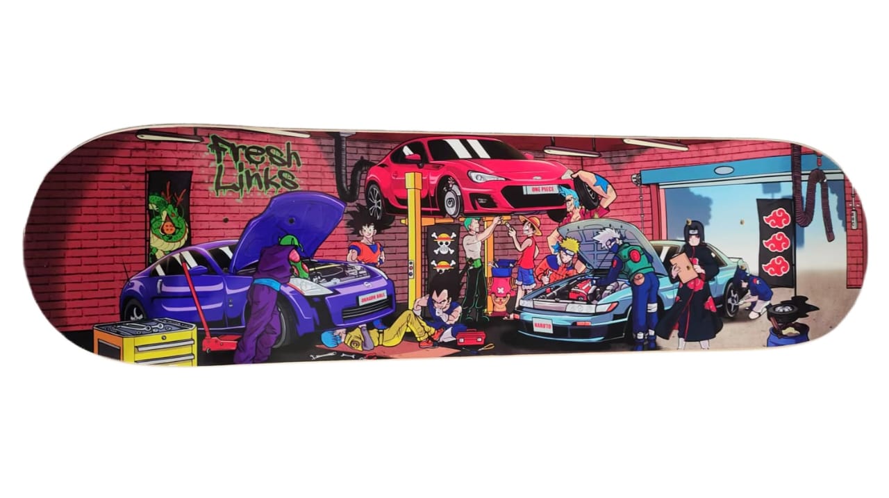 Anime Garage Skate Deck image 0